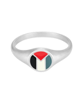 Pali Flag Signet Ring Silver
