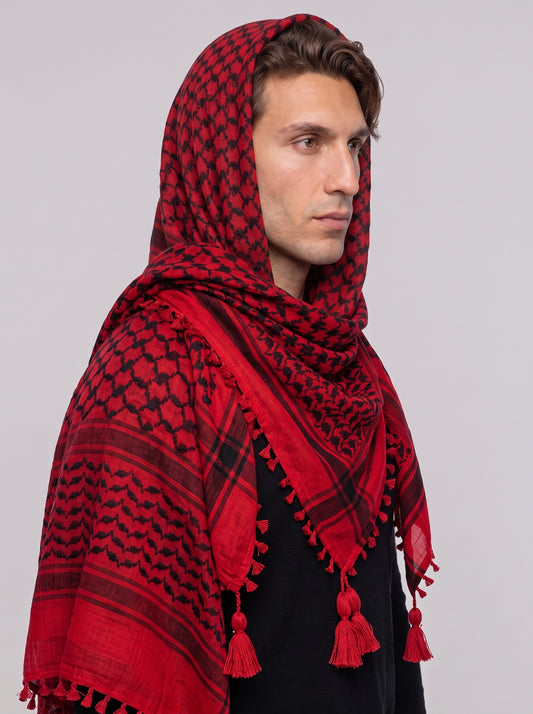 Palestine Colored Cotton Keffiyeh