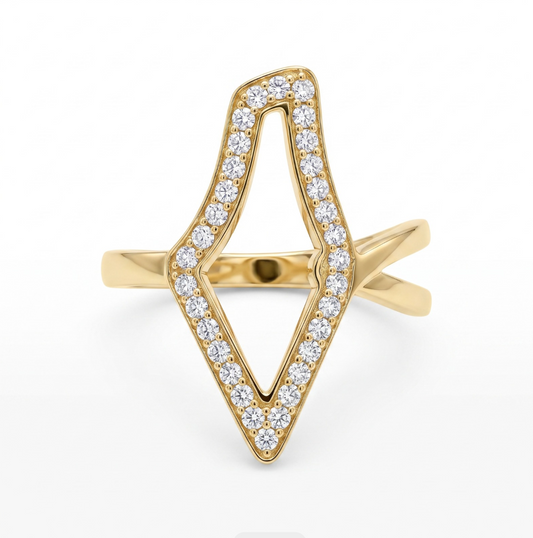 Palestine Map Ring (Gold)