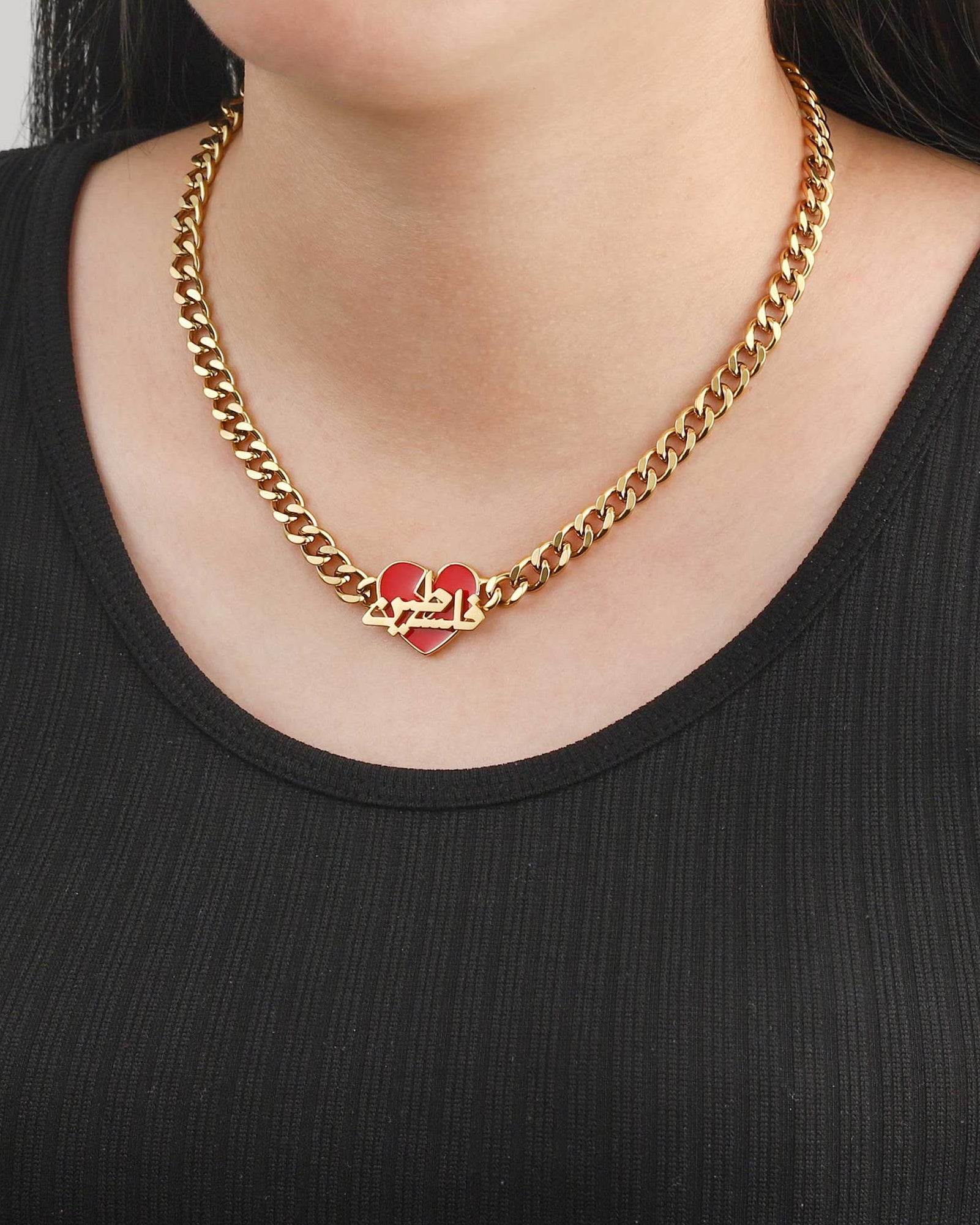 Albi Falastini Necklace Gold - PALIROOTS