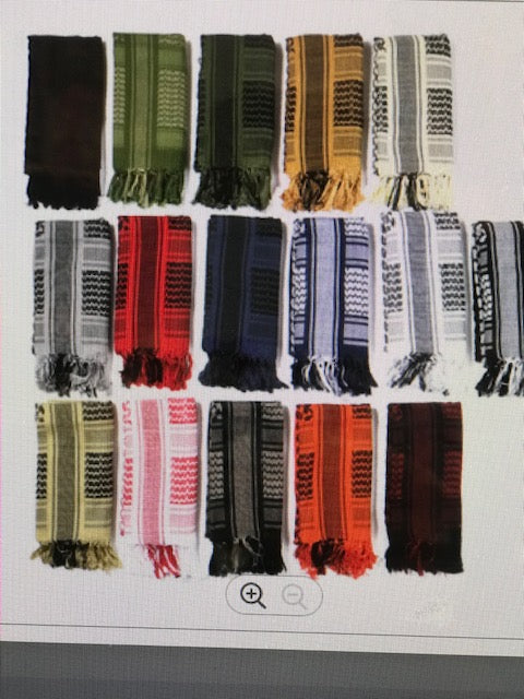 Palestine Colored Cotton Keffiyeh
