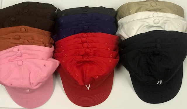 High Quality Custom Embroidered Adjustable Denim Hats for Men and Women