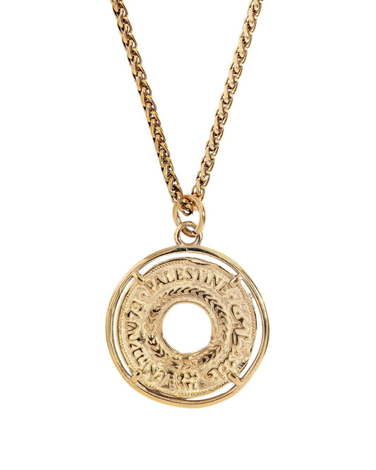 Palestine Coin Gold Necklace - PaliRoots