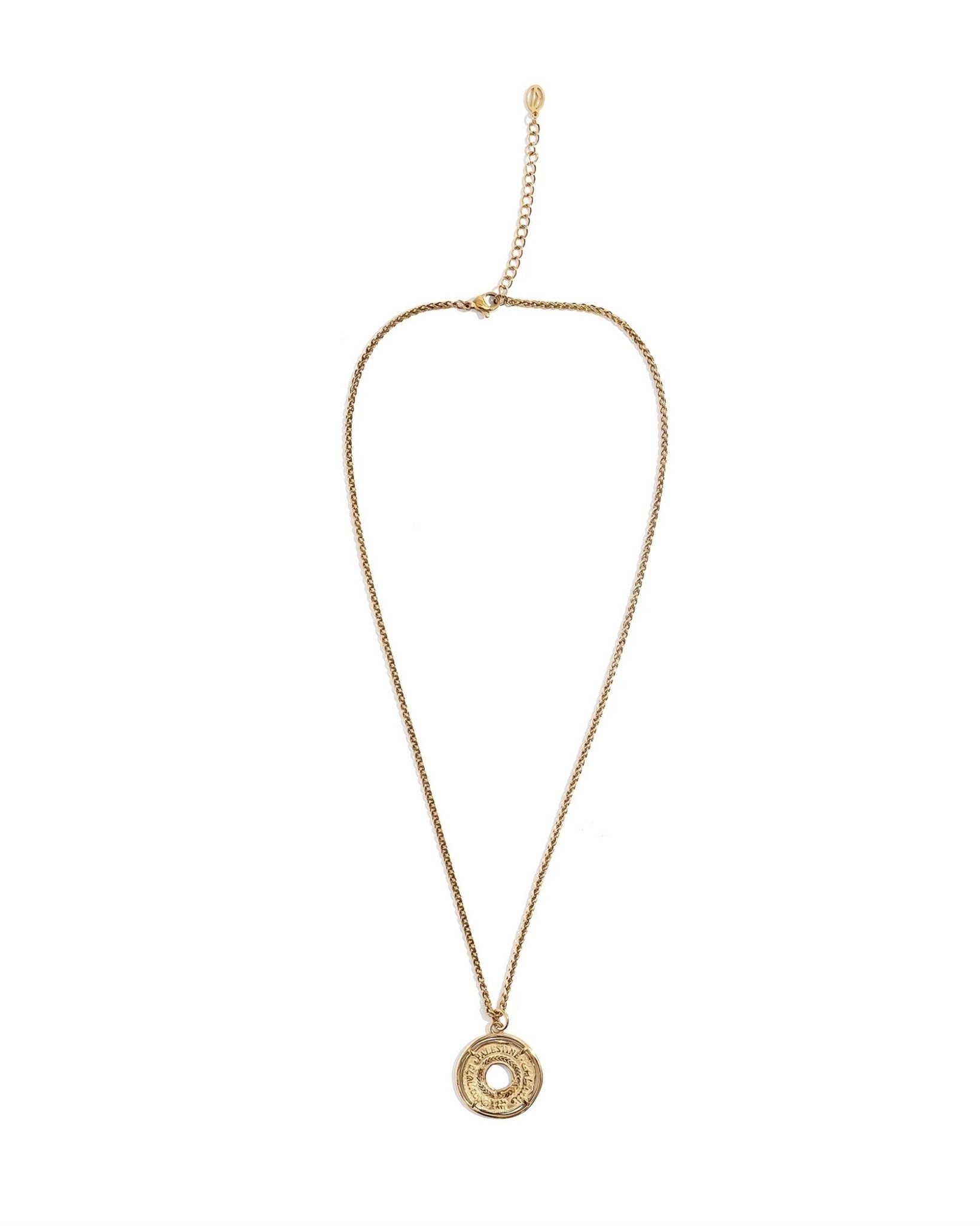 Palestine Coin Gold Necklace - PaliRoots