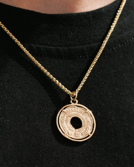 Palestine Coin Gold Necklace - PaliRoots