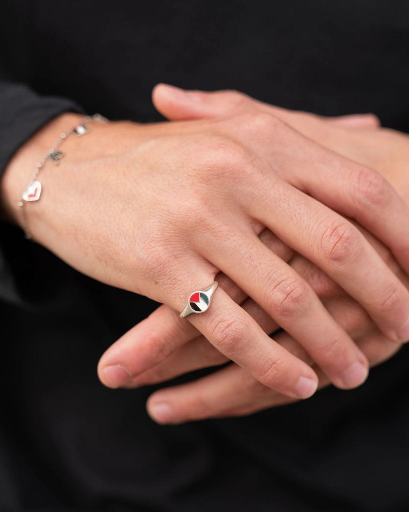 Pali Flag Signet Ring Silver - PaliRoots
